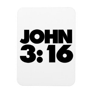 Magnet Flexible John 3:16