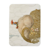 Magnet Flexible John Bauer - La chèvre de Noël (Vertical)