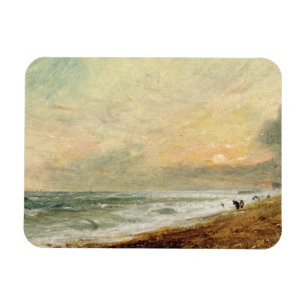 Magnet Flexible John Constable   a soulevé la plage, c.1824 (huil