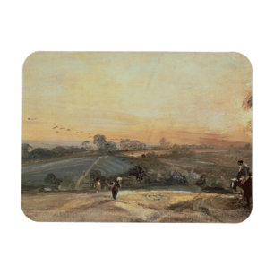 Magnet Flexible John Constable   Autumnal Sunset