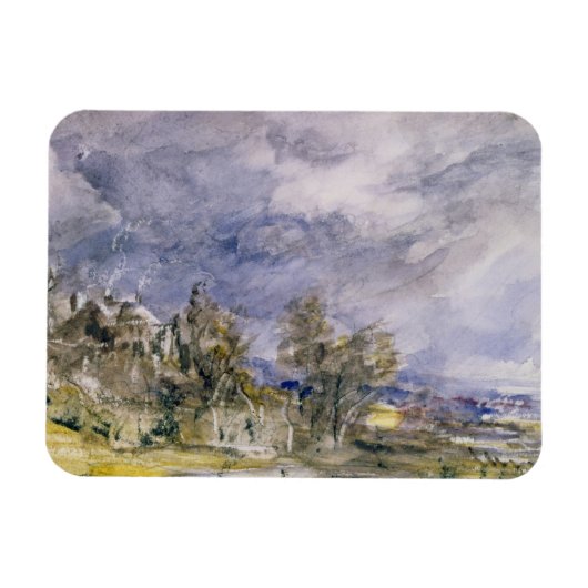 Magnet Flexible John Constable | Hampstead Heath de près de Well W (Horizontal)