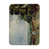 Magnet Flexible John Constable | Une route de campagne avec arbres (Vertical)