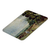 Magnet Flexible John Constable | Une route de campagne avec arbres (Côté Gauche)