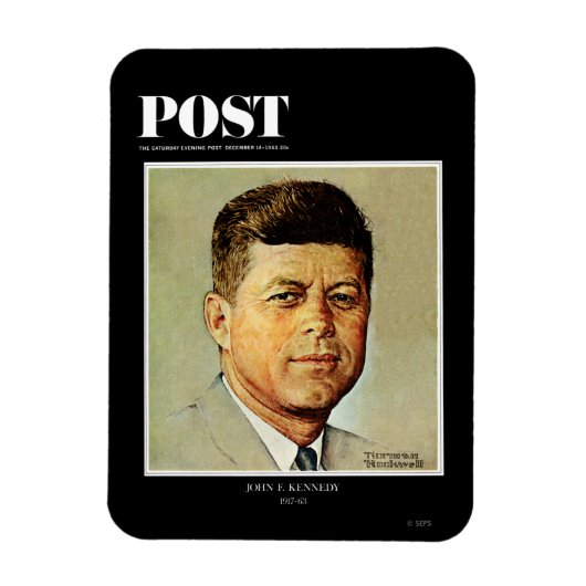 Magnet Flexible John F. Kennedy À MEMORIAM (Vertical)