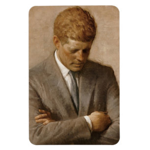 Magnet Flexible John F Kennedy Portrait officiel