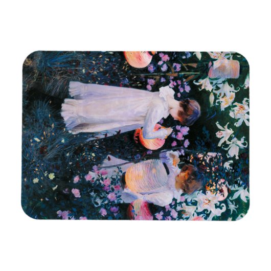 Magnet Flexible John Singer Sargent Carnation Lily Lily Rose (Horizontal)