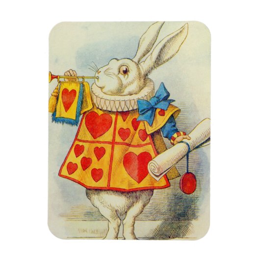 Magnet Flexible John Tenniel | Le lapin blanc (Vertical)