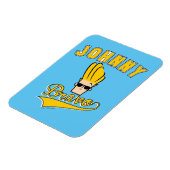 Magnet Flexible Johnny Bravo Collegiate Graphic (Côté Gauche)