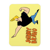 Magnet Flexible Johnny Bravo Flexing (Vertical)