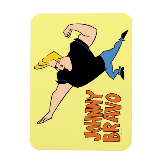Magnet Flexible Johnny Bravo Flexing (Vertical)