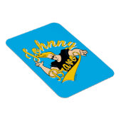 Magnet Flexible Johnny Bravo Graphisme sportif (Côté Droit)