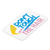 Magnet Flexible Johnny Bravo - Ne touchez pas le graphique des che (Côté Gauche)