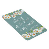 Magnet Flexible Joie Du Seigneur Ma Force Bible Chrétienne Verse (Côté Droit)