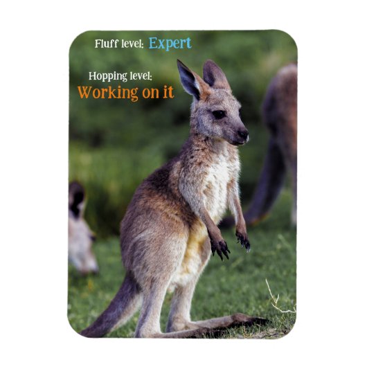 Magnet Flexible Joie moelleuse mignonne Kangaroo (Vertical)