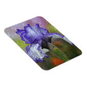 Magnet Flexible Joli aimant Iris Violet (Côté Droit)