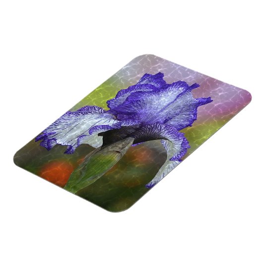 Magnet Flexible Joli aimant Iris Violet (Côté Gauche)