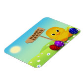 Magnet Flexible Joli bébé de Pâques poussin (Côté Gauche)