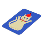 Magnet Flexible Joli chat de Noël (Côté Gauche)