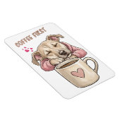 Magnet Flexible Joli chien dormant paisiblement (Côté Droit)