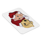 Magnet Flexible Joli Christmas Labrador Puppy et Orange Tabby (Côté Droit)