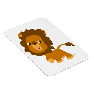 Magnet Flexible Joli contenu de dessin Lion Aimant flexible