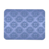 Magnet Flexible Joli Damassé Bleu (Horizontal)