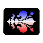 Magnet Flexible Joli design Fleur De Lis (Horizontal)