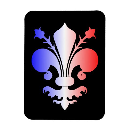 Magnet Flexible Joli design Fleur De Lis (Vertical)