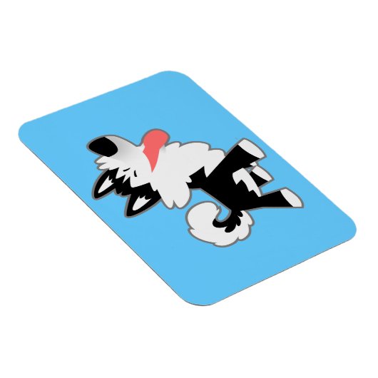 Magnet Flexible Joli dessin Sibérie Husky Aimant flexible (Côté Droit)
