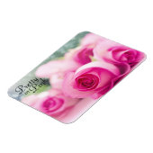 Magnet Flexible Joli en rose Roses (Côté Gauche)