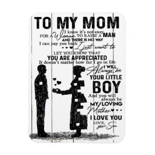 Magnet Flexible Joli Fils À Mon Mère Cadeau   Jovely Family Cadeau