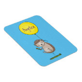 Magnet Flexible Joli hérisson et motif de dessin animé de ballon (Côté Droit)