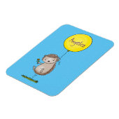 Magnet Flexible Joli hérisson et motif de dessin animé de ballon (Côté Gauche)