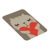 Magnet Flexible Joli lapin avec amour (Côté Droit)