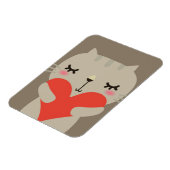 Magnet Flexible Joli lapin avec amour (Côté Gauche)