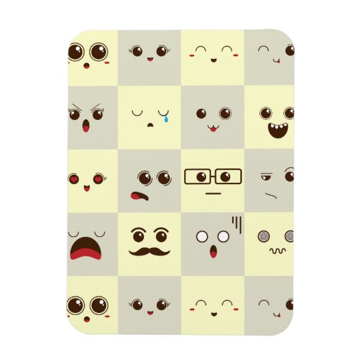 Magnet Flexible Joli minois (Vertical)
