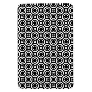 Magnet Flexible Joli motif de cercles en zigzag noir et blanc