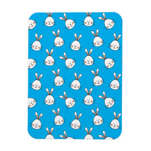 Magnet Flexible Joli Motif lapin blanc de Pâques