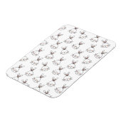 Magnet Flexible Joli Motif lapin blanc de Pâques (Côté Gauche)