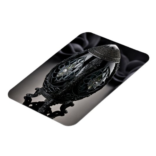Magnet Flexible Joli Oeuf Gothique Avec Des Gemmes En Style Faberg (Côté Gauche)