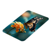 Magnet Flexible Joli papillon sur une fleur (Côté Gauche)