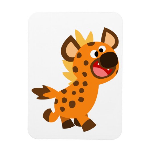 Magnet Flexible Joli petit dessin Hyena Aimant flexible (Vertical)