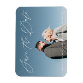 Magnet Flexible Joli script | Enregistrer l'aimant de date (Vertical)