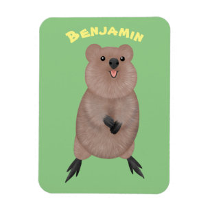 Magnet Flexible Joli sourire mignon dessin animé quokka