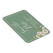 Magnet Flexible Jolie Basil Vert & Blanc Maisies Enregistrer La Da (Côté Droit)