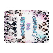 Magnet Flexible Jolie dalmate chiot Anniversaire (Horizontal)