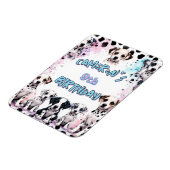 Magnet Flexible Jolie dalmate chiot Anniversaire (Côté Gauche)