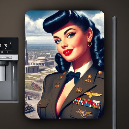 Magnet Flexible Jolie épinglette militaire