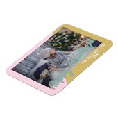 Magnet Flexible Jolie et moderne géométrique Joyeuses vacances Pho (Côté Gauche)