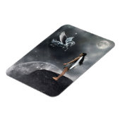 Magnet Flexible Jolie fée ailée et cheval volant (Côté Gauche)